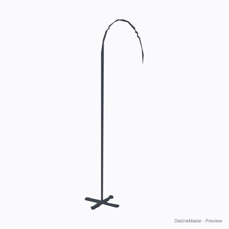 Feather / blade flag