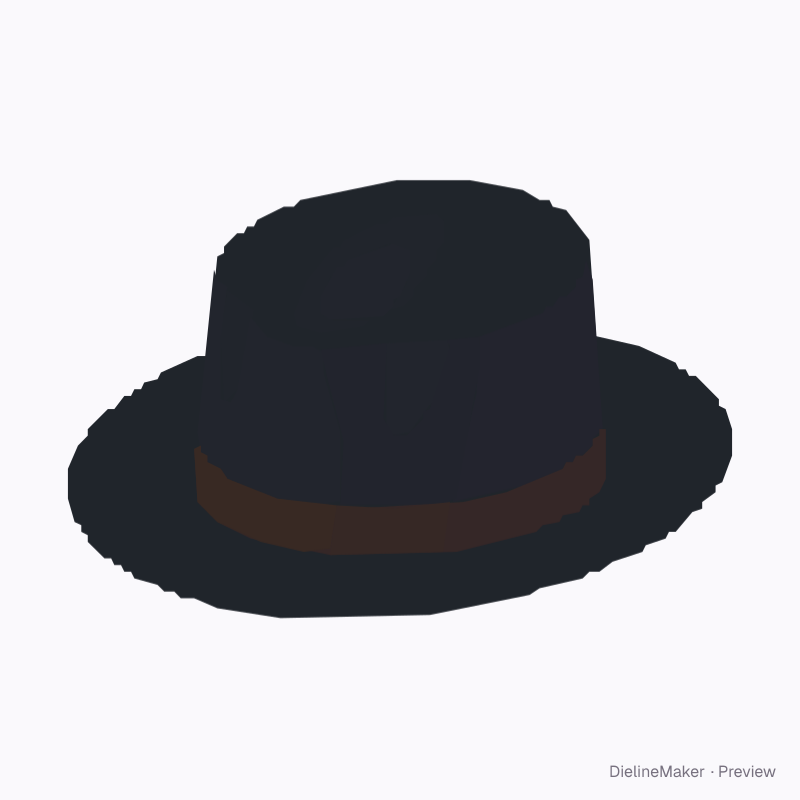 Felt fedora hat