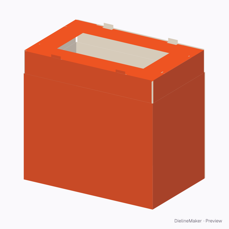 Integral-band display case or end dispenser