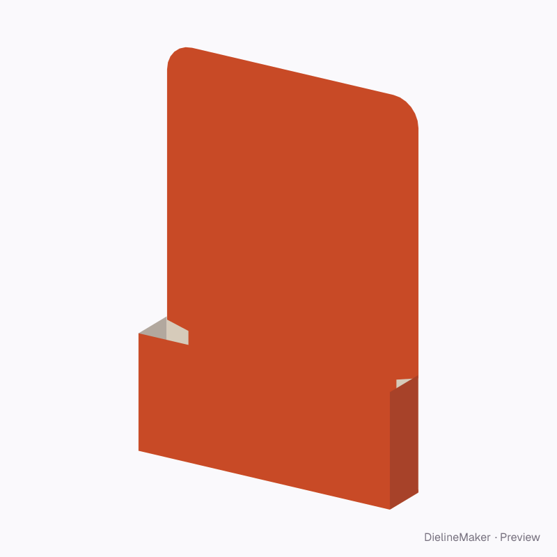 Counter leaflet holder