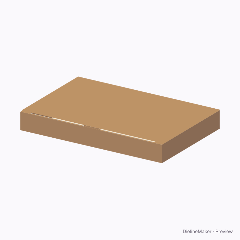 Presentation box with split side locks
