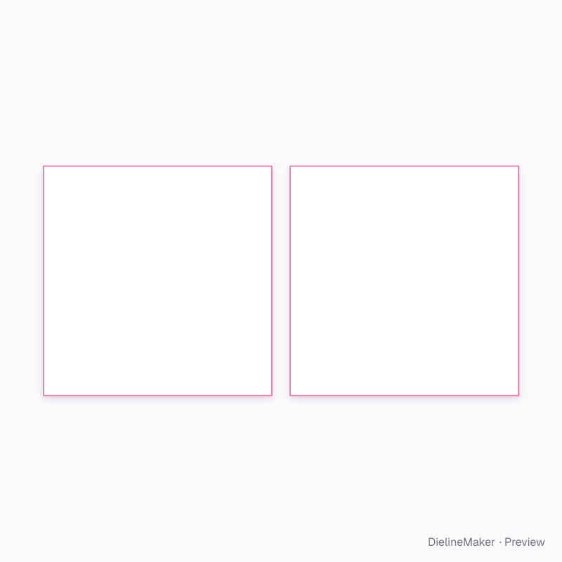 Flat dieline preview