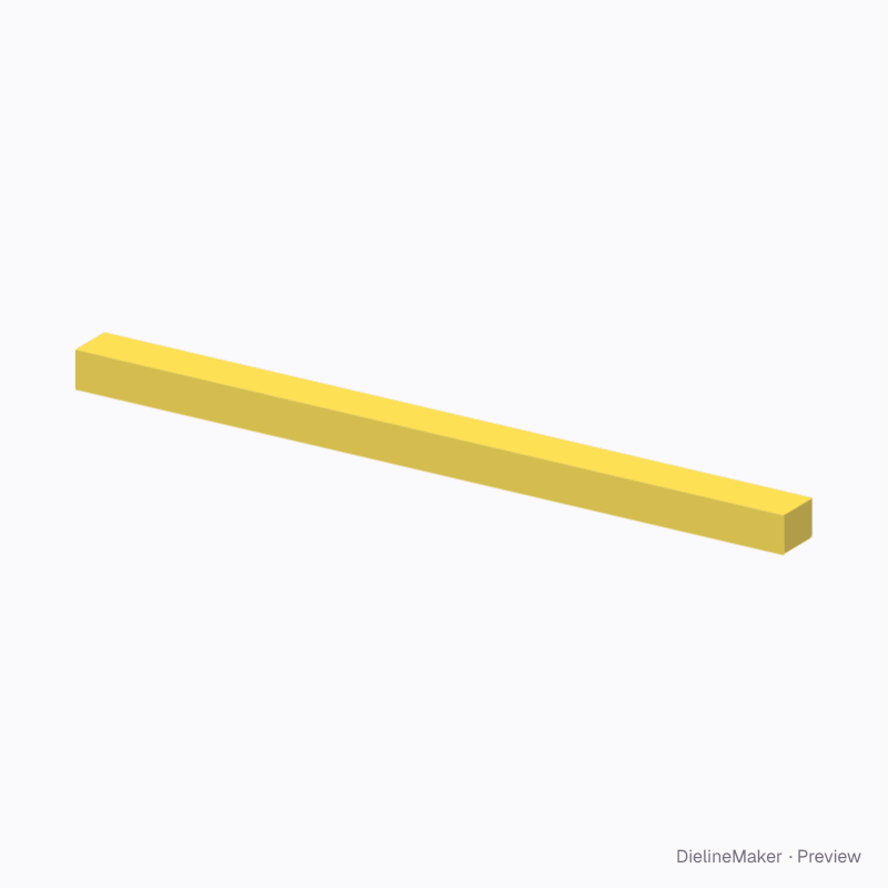 Five-panel folder folded geometry preview