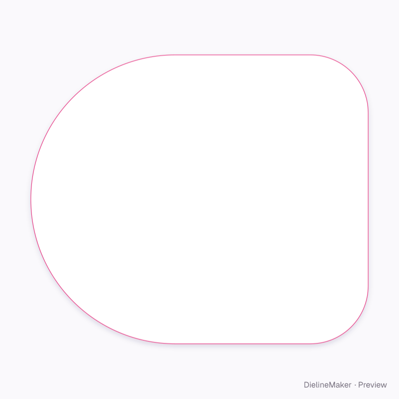 Round sealed portion cup flat dieline