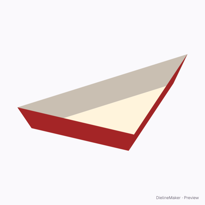Pizza slice tray