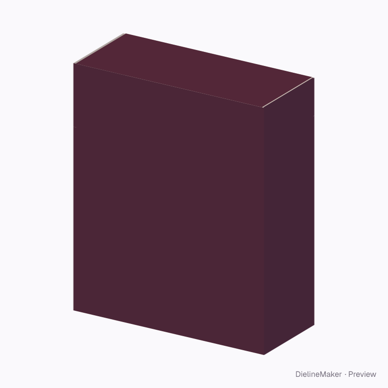 Mini crayon carton — Flip-top box