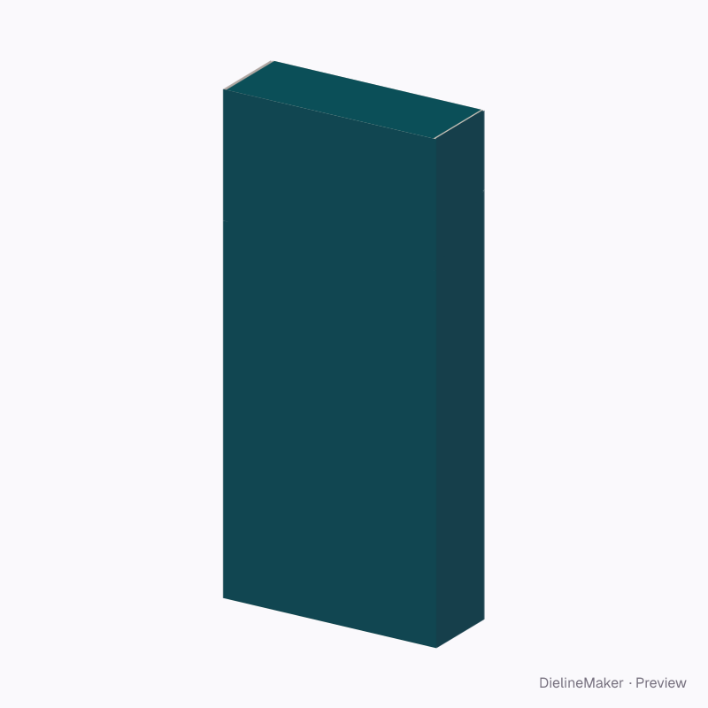 Flip-top tea stick box