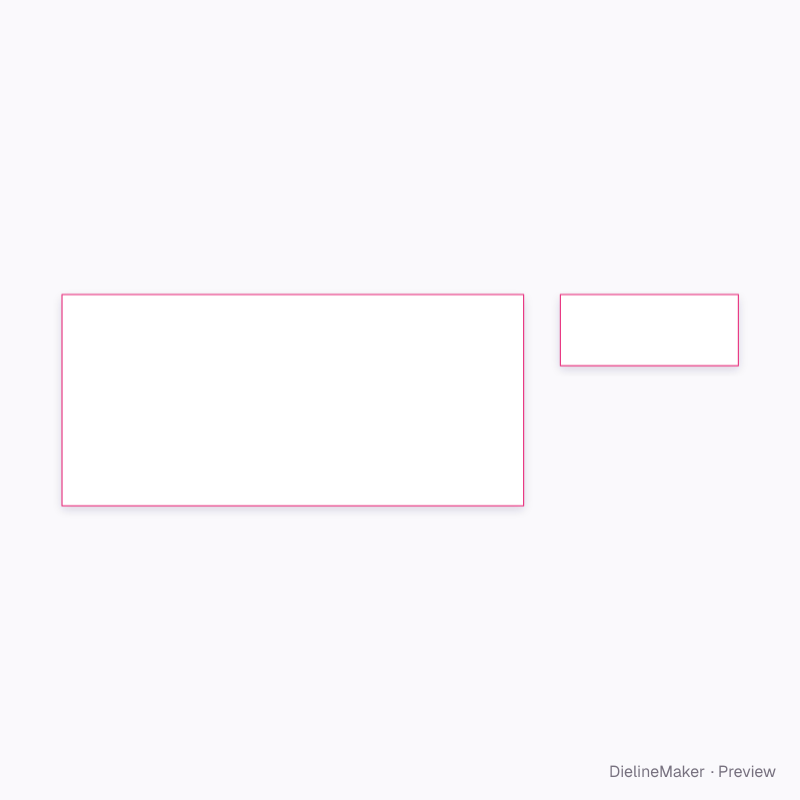 Flat dieline preview