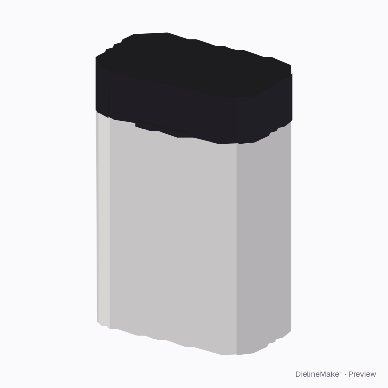 Supplement flip-top box