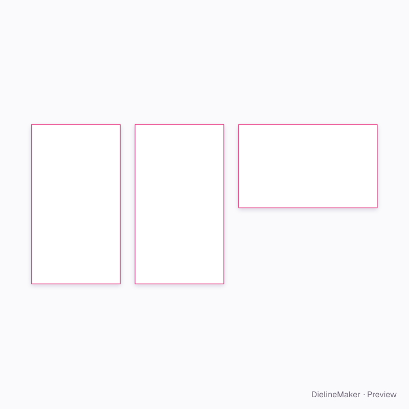 Supplement flip-top box flat dieline