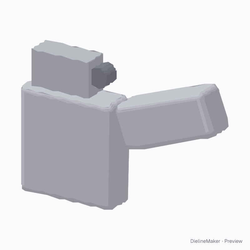 Flip-top lighter, lid open
