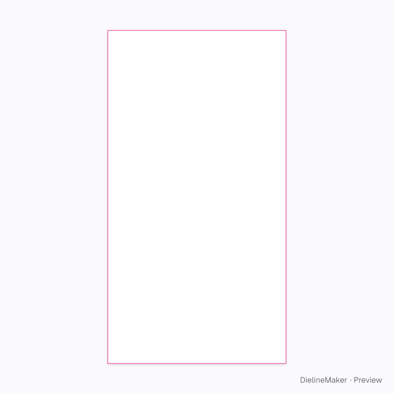 Single cookie wrap flat dieline