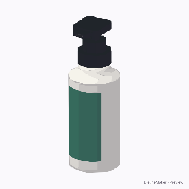 Large foam pump bottle