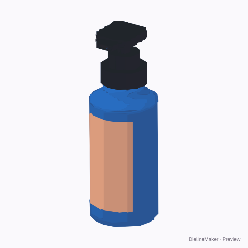 Travel foam cleanser