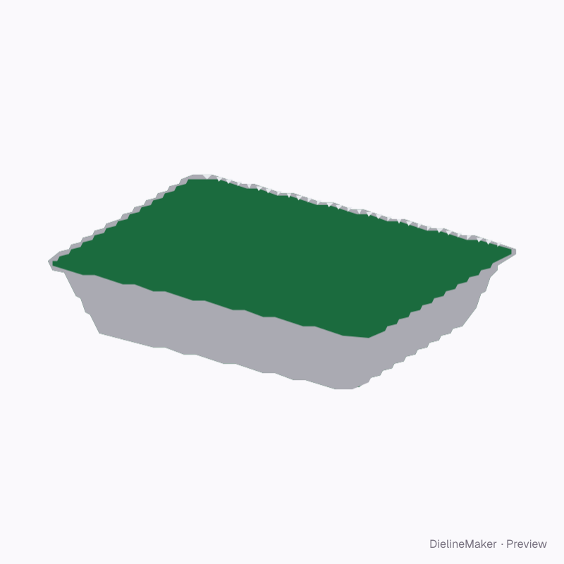 Catering foil tray