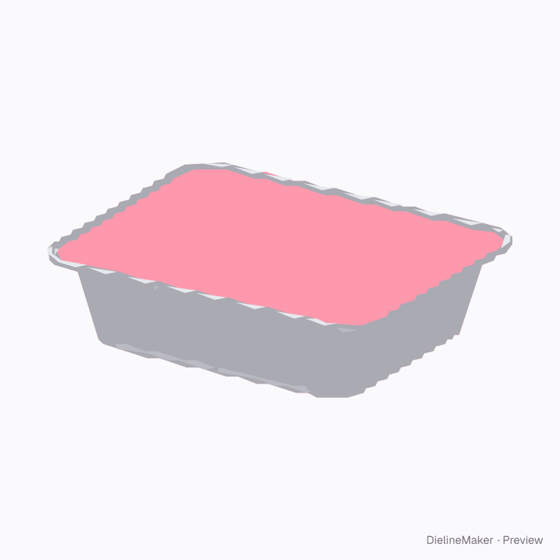 Small foil bake tray