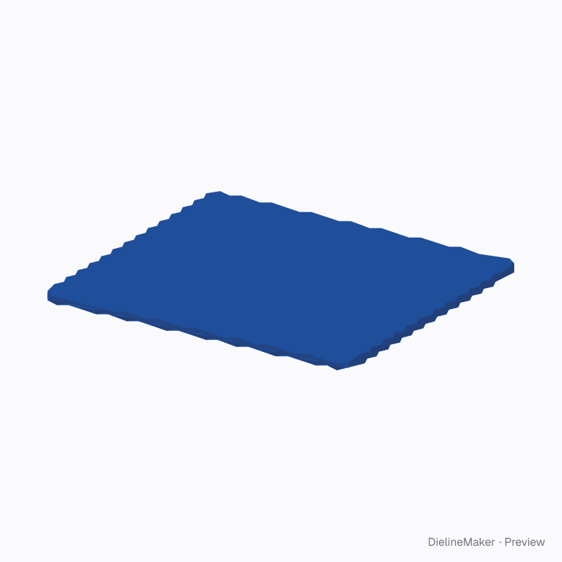 Foldable koozie folded flat