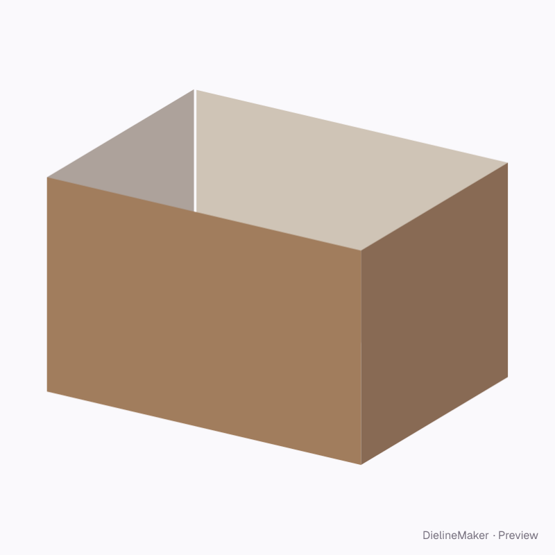 Wall liner, corner joint 400×300×250