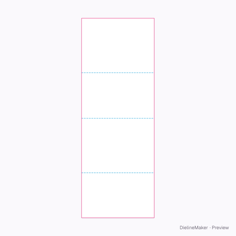 Floor, side and top liner 400×300×250 flat dieline