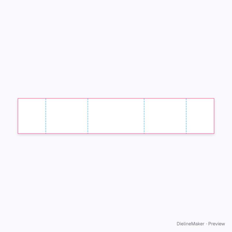 Wall liner, joint mid-side 400×300×250 flat dieline