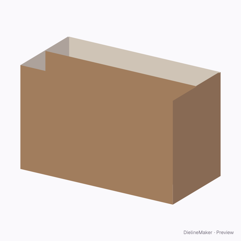 Folded compartment insert
