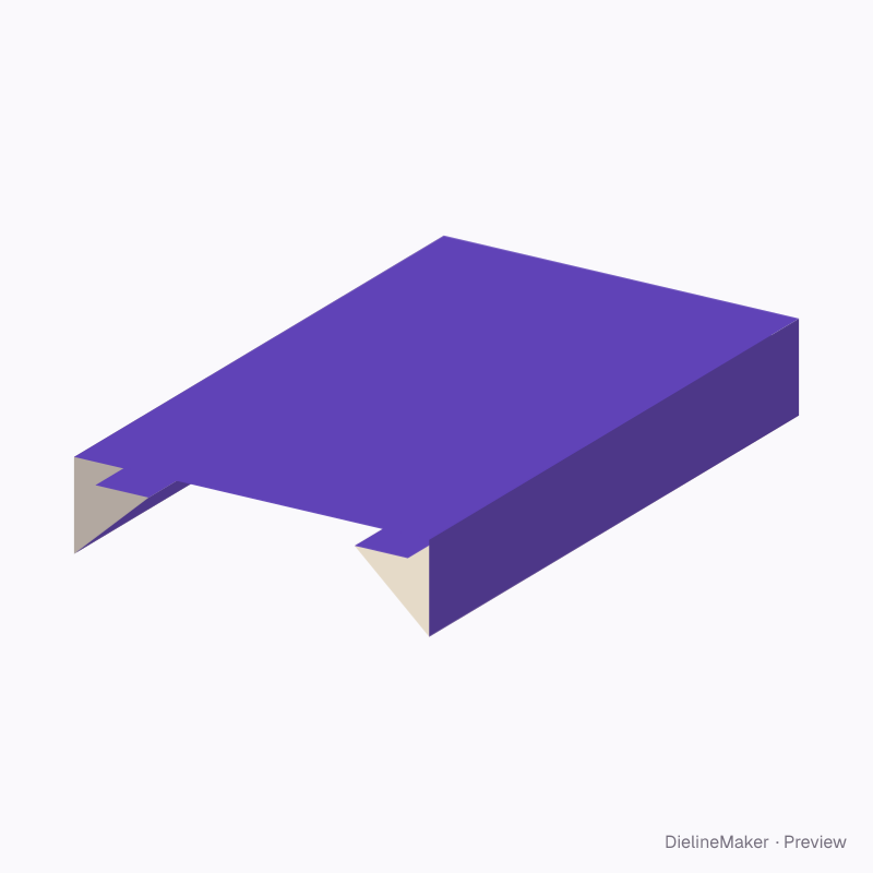 Deck on triangular legs 240×60×400
