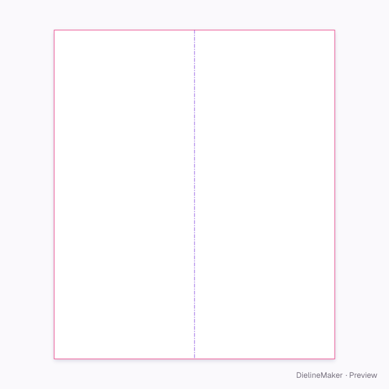 A-frame support 200×80×300 flat dieline