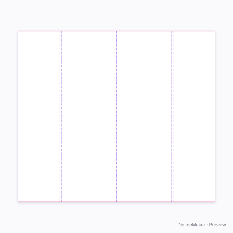 Doubled-leg A-frame 200×80×400 flat dieline