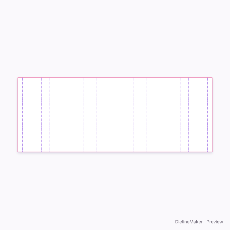 Flat dieline preview