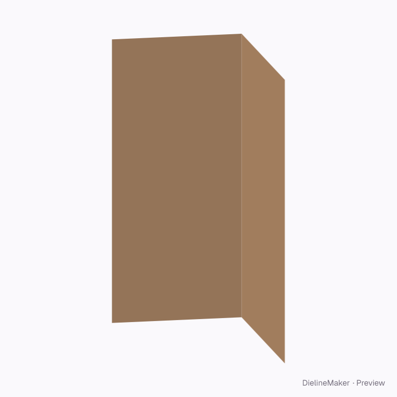 Folded profile insert