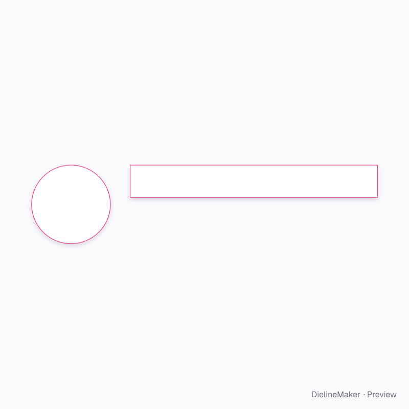Small round easy-open can flat dieline