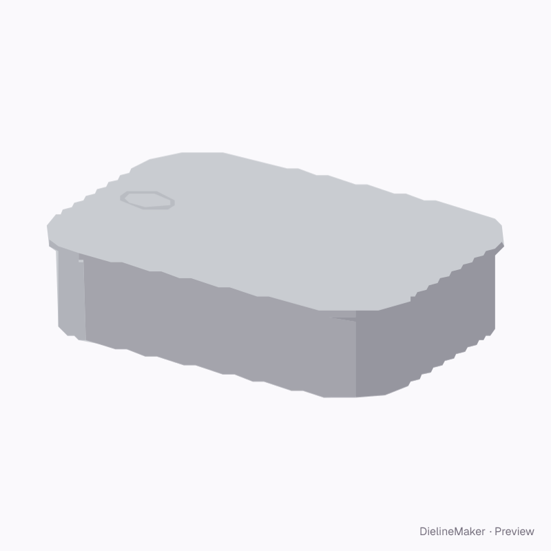 Formed food tin