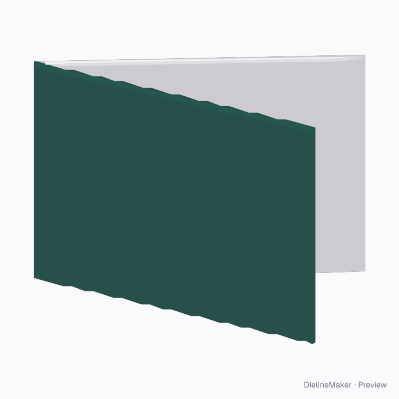 A3 quarter-fold poster