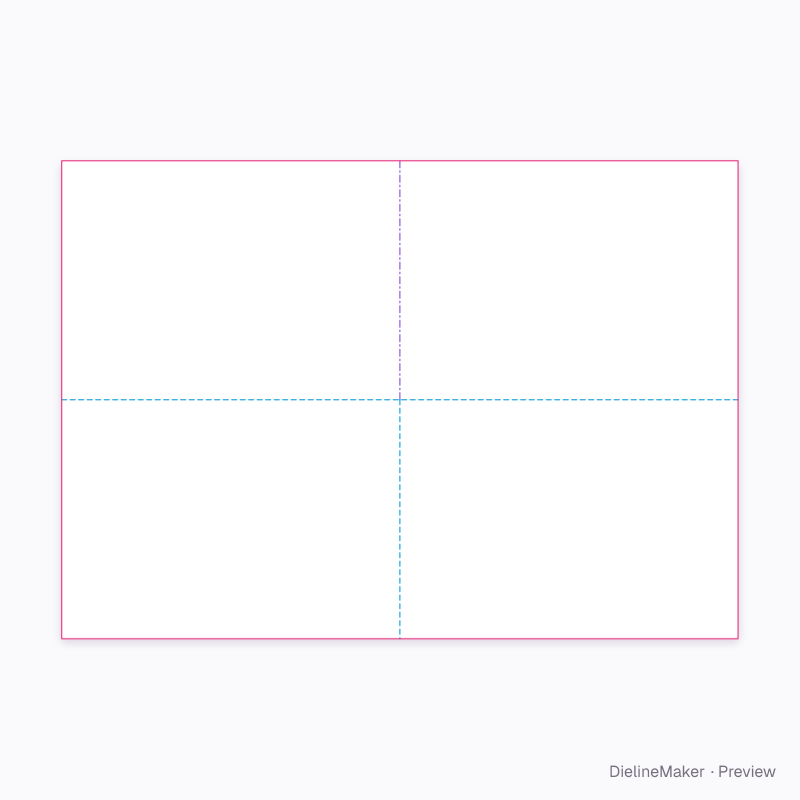 Flat dieline preview