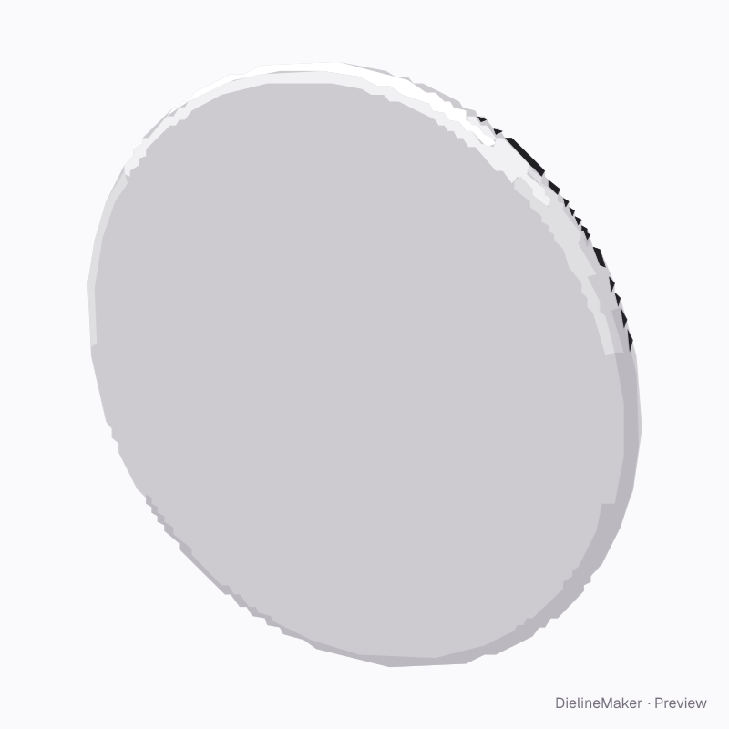 Round fridge magnet 56 mm