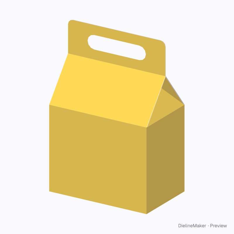 Cookie gift carry box — Gable box
