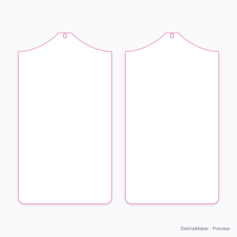 Garment / suit cover artwork area