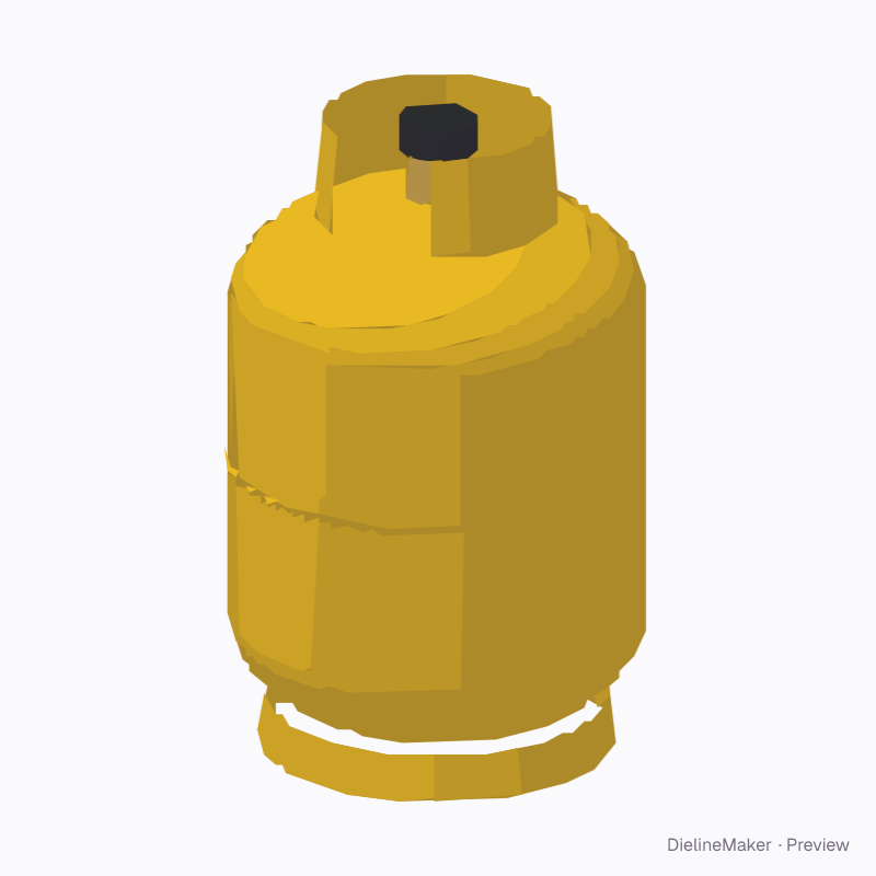 5 kg compact cylinder