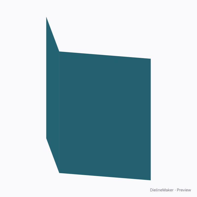 5 × 7 in card