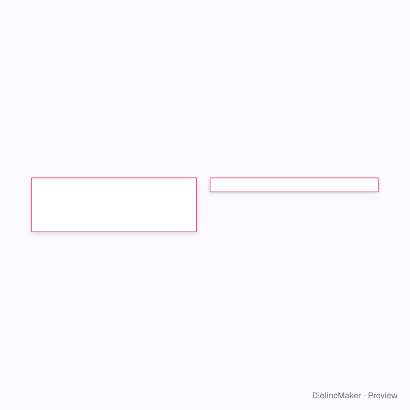 Flat dieline preview