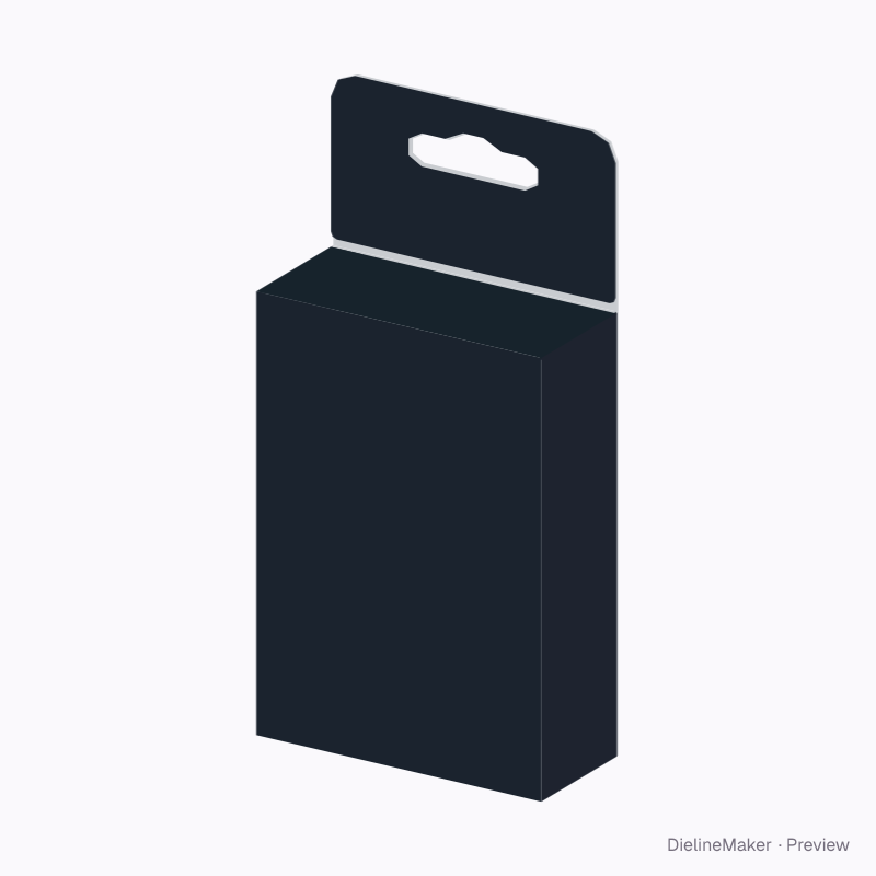 Earbuds hang box