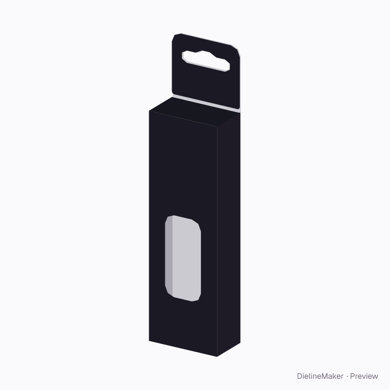 Watch strap hang box