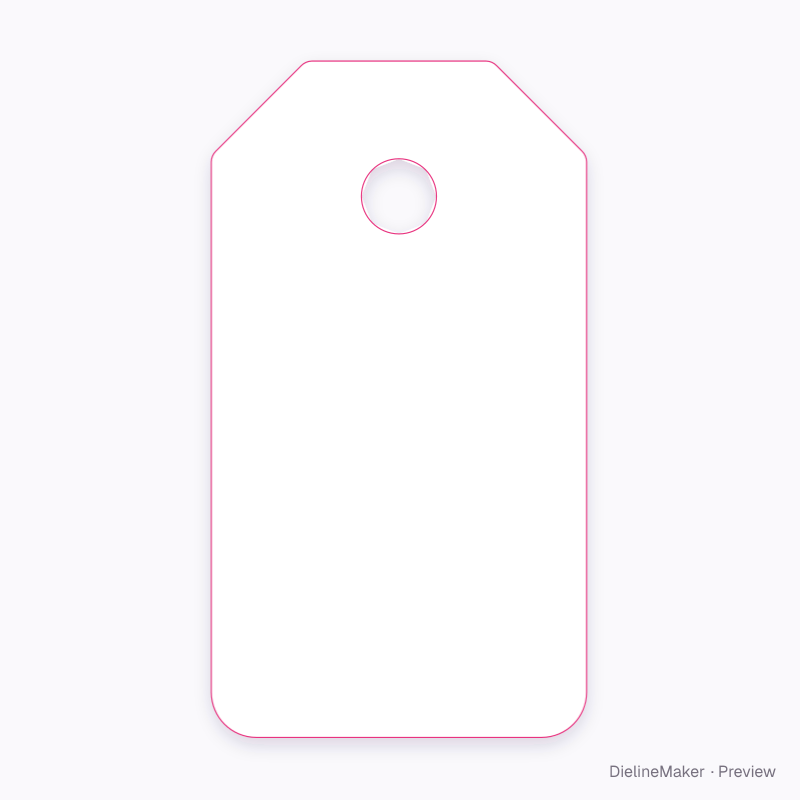 Flat dieline preview