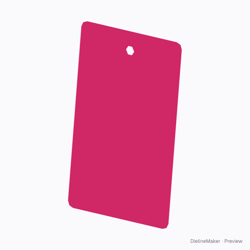 Double-layer hang tag
