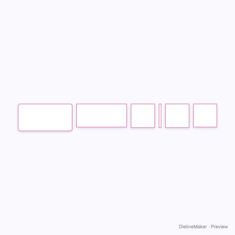 Square hardcover photo book artwork area