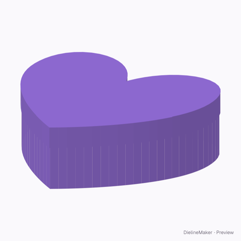 Heart keepsake box