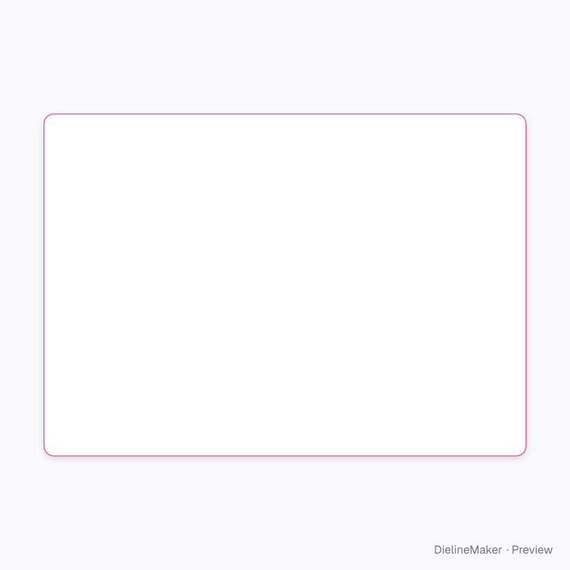 Discount card A6 flat dieline