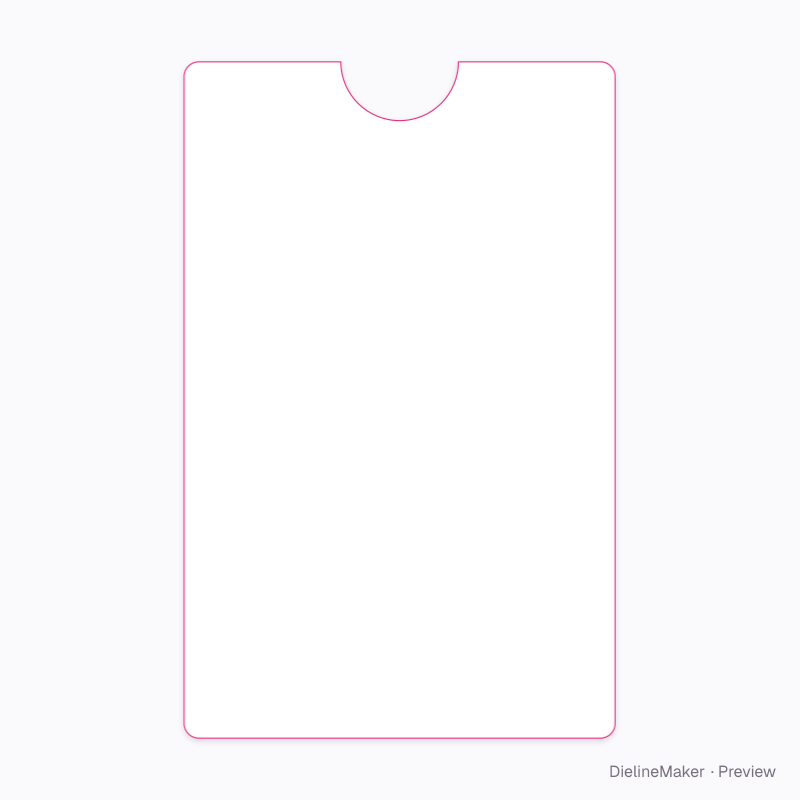 Instruction card flat dieline