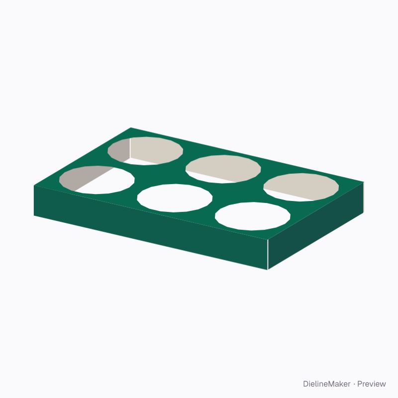 Bottle base insert, 6