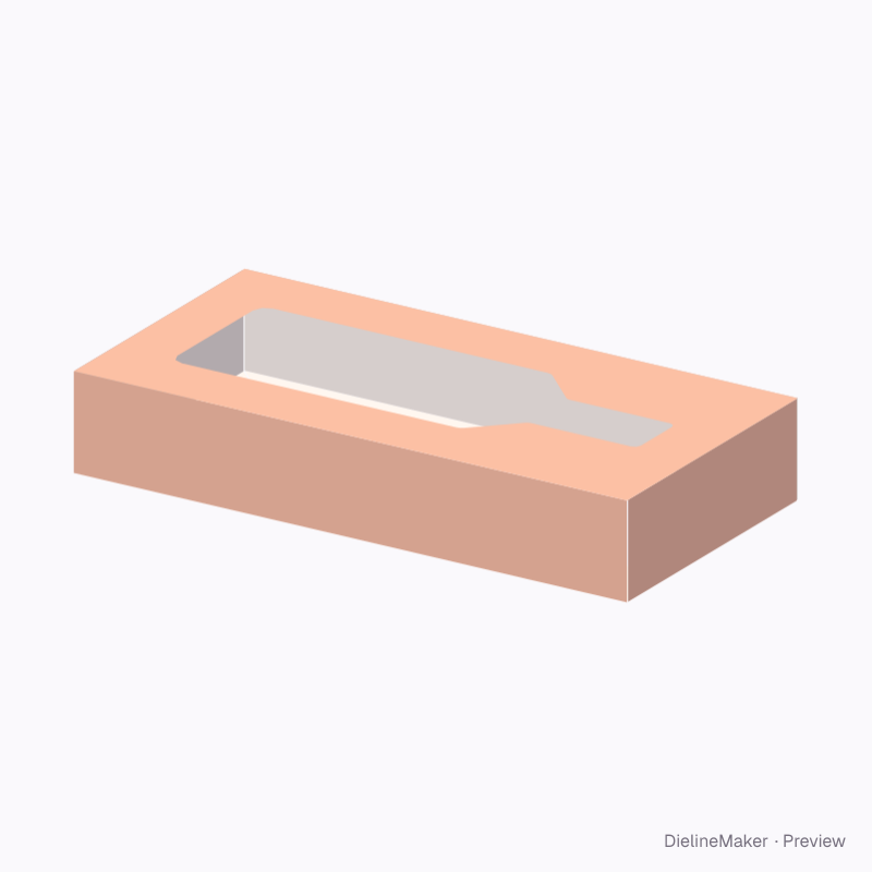Lying bottle profile insert